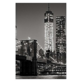 Plakat New York Manhattan, 80x120 cm - ZeSmakiem