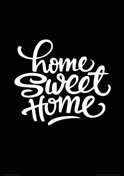 Plakat NICE WALL Home sweet home, 29,7x42 cm - Nice Wall