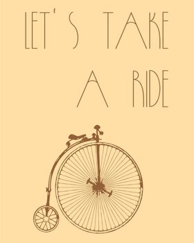 Plakat NICE WALL Let`s take a ride, 40x50 cm - Nice Wall