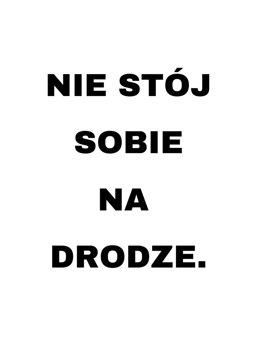 Plakat Nie St j Sobie Na Drodze 50x70cm E Plumeria Sklep EMPIK COM plakat-nie-st-j-sobie-na-drodze-50x70cm-e-plumeria-sklep-empik-com