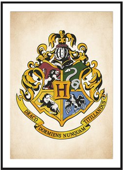 Plakat Obraz - Harry Potter Herb Hogwartu - 42x60 cm - posterstory.pl