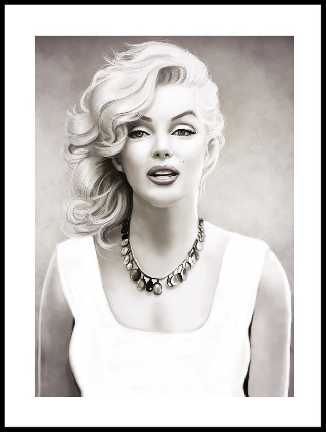 Plakat Obraz Marilyn Monroe Szkic Rysunek 21x30 Cm A4 Poster Story Pl Sklep Empik