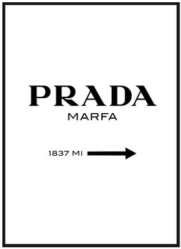 Plakat Obraz - Prada Marfa - 42x60 cm - posterstory.pl