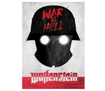 Plakat, Old World Propaganda - Wolfenstein, 70x100 cm - reinders