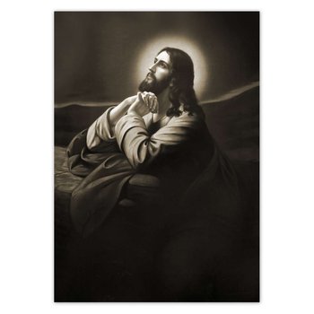 Plakat pionowy Jezus modli się w Ogrójcu, 29,7x42  cm - ZeSmakiem