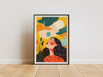Plakat - Poczuj wiosnę 30x40 Harry Monkey