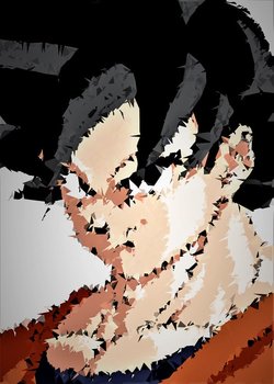 Plakat, POLYamory - Goku, Dragon Ball, 59,4x84,1 cm - reinders