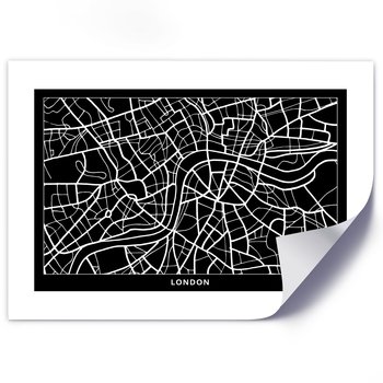 Plakat poster FEEBY, Londyn Plan Miasta 90x60 - Feeby
