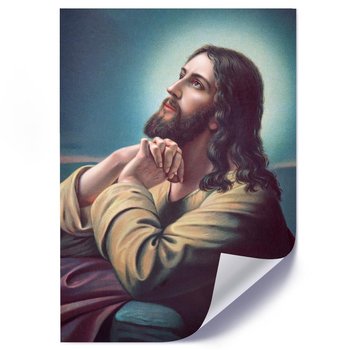 Plakat poster FEEBY, REPRODUKCJA Modlitwa Jezusa 80x120 - Feeby