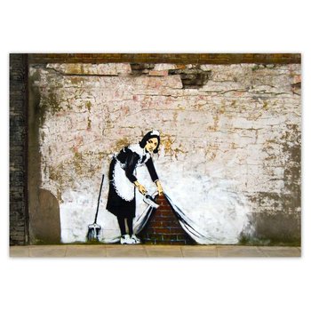 Plakat poziomy Banksy Pokojówka, 84,1x59,4  cm - ZeSmakiem