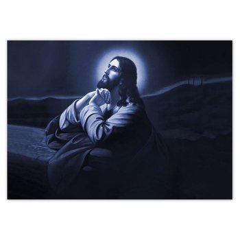 Plakat poziomy Jezus Modlitwa w Ogrójcu, 42x29,7  cm - ZeSmakiem