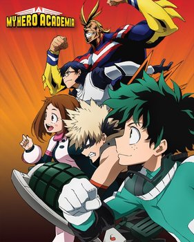 Plakat PYRAMID INTERNATIONA My Hero Academia Heroes To Action, 40x50 cm - Pyramid Posters