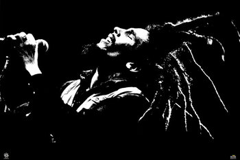 Plakat PYRAMID INTERNATIONAL, Bob Marley (B&W), 61x91 cm - Pyramid International