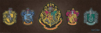 Plakat PYRAMID INTERNATIONAL, Harry Potter (Crests), 30x91 cm - Pyramid International