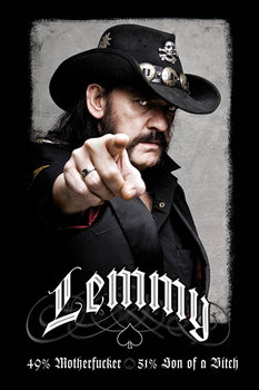 Plakat PYRAMID INTERNATIONAL, Lemmy - 49% Mofo, 61x91 cm - Pyramid International