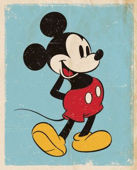 Plakat PYRAMID INTERNATIONAL Mickey Mouse Retro, 40x50 cm - Pyramid Posters