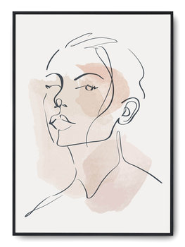 Plakat r 30x40 cm Kobieta Rysunek Szkic Grafika - Printonia