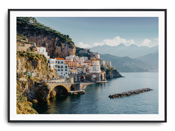 Plakat r 40x30 cm Amalfi Italy Włochy Krajobraz Wa - Printonia