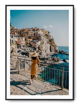 Plakat r 40x50 cm Cinque Terre Włochy Italia Woda - Printonia