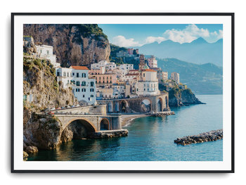 Plakat r 50x40 cm Amalfi Italy Włochy Krajobraz Wa - Printonia