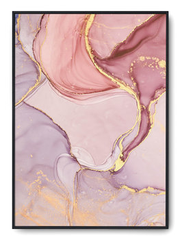 Plakat r A3 30x42 cm Marmur Tekstura Odcień Róż Fi - Printonia
