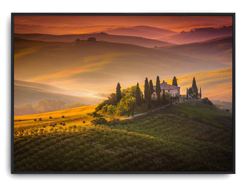 Plakat r A3 42x30 cm Toskania Włochy Italia Słońce - Printonia