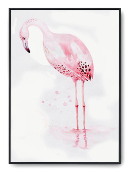 Plakat r B2 50x70 cm Pokój Dziecka Rożowy Flaming - Printonia