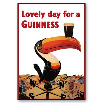 Plakat Reklamowy Lovely Day For A Guinness 50x70 - Legendarte