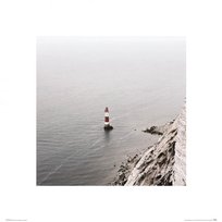 Plakat reprodukcja Latarnia na skale plakaty na ścianę do sypialni 40x40 cm Nice Wall
