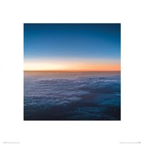 Plakat reprodukcja Nad chmurami na ścianę do salonu sypialni 40x40 cm Nice Wall