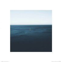Plakat reprodukcja Żaglówka na ścianę do salonu sypialni 40x40 cm Nice Wall