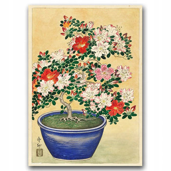 Plakat retro Kwitnąca azalia Ohary Koson 40x60 - Inny producent