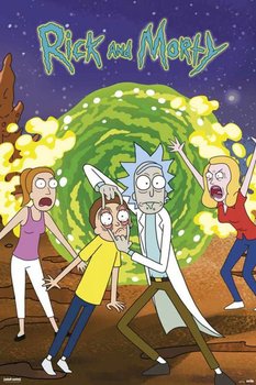 Plakat Rick & Morty Portal Watch 61X91,5Cm - Grupo Erik