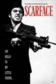 Plakat Scarface Say Hello To My Little Friend, 61x91 cm  - Pyramid Posters