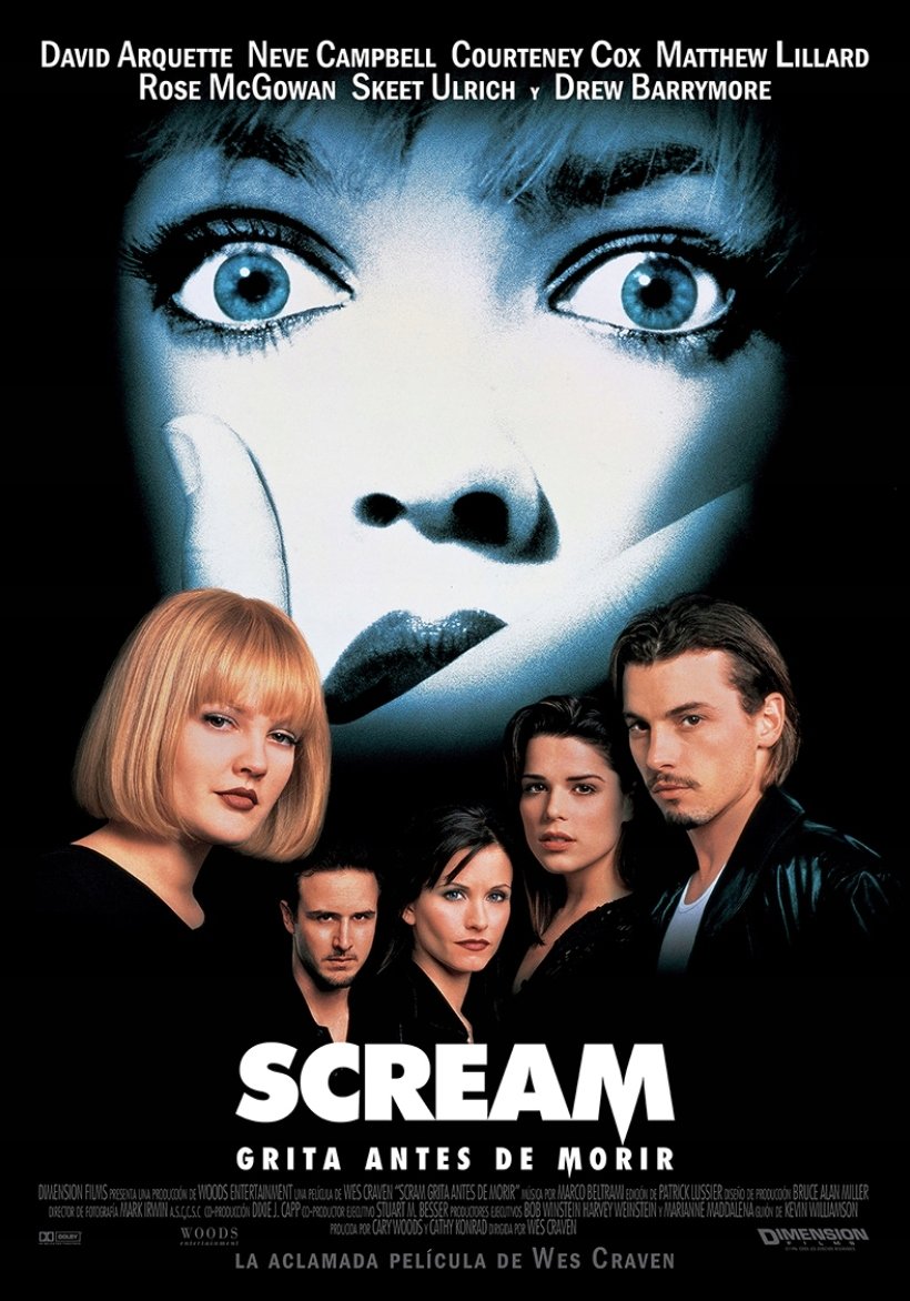 PLAKAT SCREAM KRZYK HORROR Wydruk Ozdoba 100x70 cm #2 - Atram | Sklep ...
