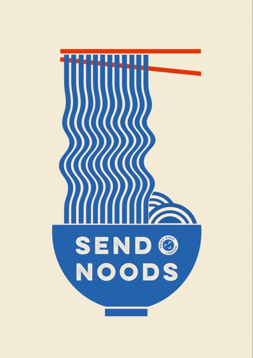 Plakat Send Noods Nudes Vintage Retro 40x30 cm - Atram | Sklep EMPIK.COM