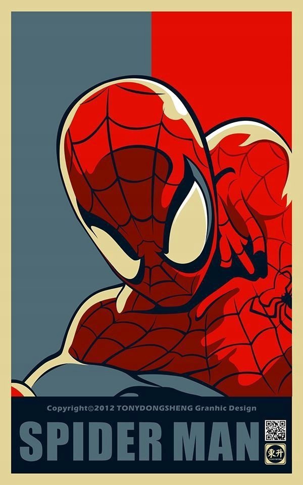 Plakat Spider-Man Spiderman Obraz Vintage Retro 100x70 cm #3 - Atram ...
