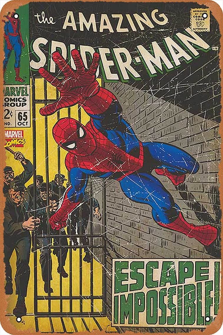 Plakat Spider-Man Vintage Retro 100x70 cm - Atram | Sklep EMPIK.COM