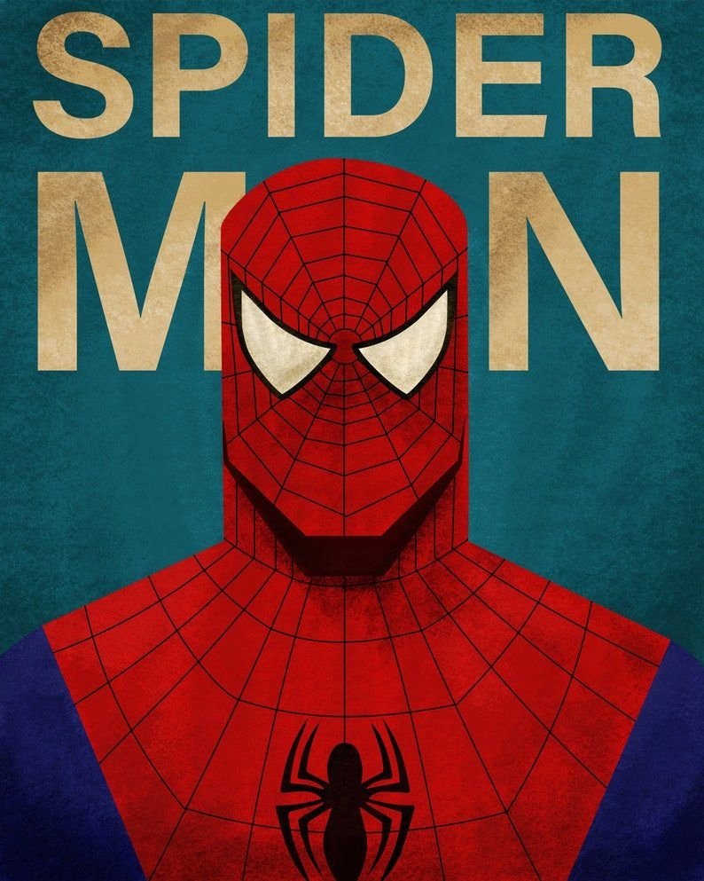 Plakat Spiderman Marvel Retro Vintage 100x70 cm - Atram | Sklep EMPIK.COM