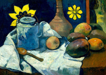 Plakat, Still Life with Teapot and Fruit, Paul Gauguin, 59,4x42 cm - reinders