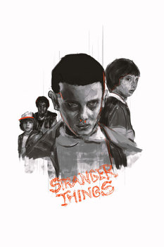 Plakat, Stranger Things, 30x40 cm - reinders