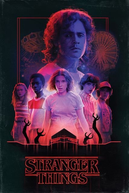 Plakat Stranger Things Horror Billy Hargrove plakaty na ścianę
