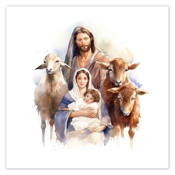Plakat Święta rodzina, 70x70 cm - ZeSmakiem