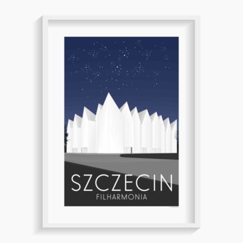 Plakat Szczecin 50x70 cm - A. W. WIĘCKIEWICZ