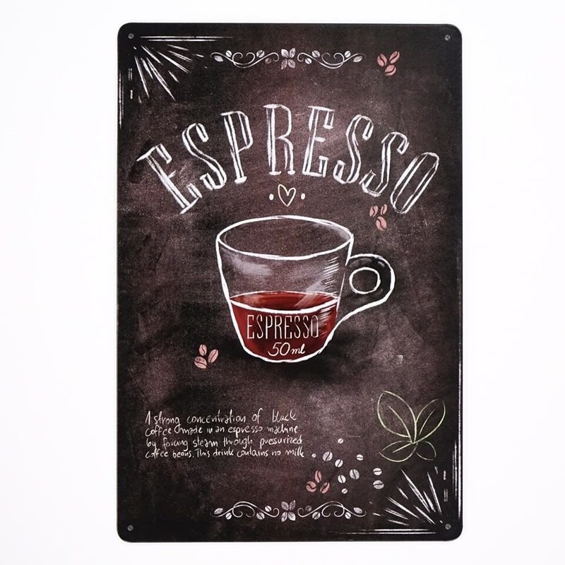 Plakat Tabliczka Dekoracyjna Metalowa Bean Espresso Rustykalneuchwyty Sklep Empikcom 0185