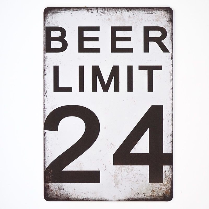 Plakat Tabliczka Dekoracyjna Metalowa Beer Limit Rustykalneuchwyty Sklep Empikcom 4432