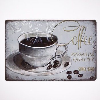 Plakat Tabliczka Dekoracyjna Metalowa COFFEE PREMIUM - Rustykalne ...