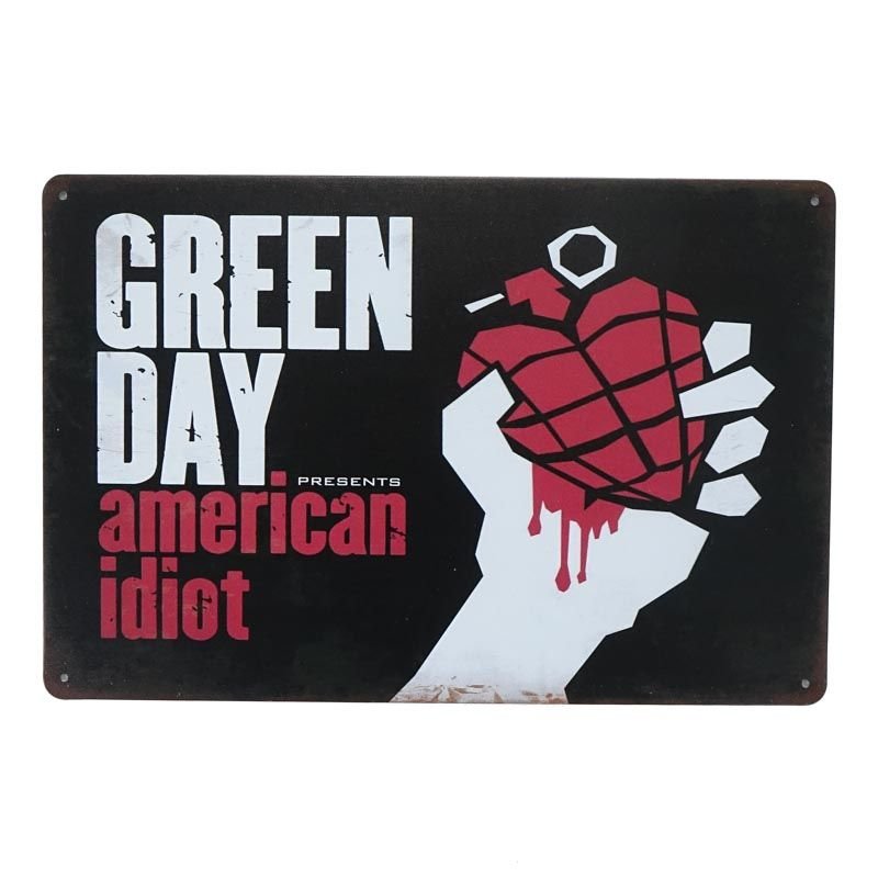 Plakat Tabliczka Dekoracyjna Metalowa Green Day Rustykalneuchwyty Sklep Empikcom 9852