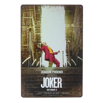 Plakat Tabliczka dekoracyjna metalowa JOAQUIN PHOENIX JOKER 2 - RustykalneUchwyty