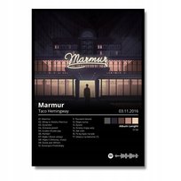 Plakat Taco Hemingway Marmur Prezent chłopaka dziewczyny obraz bez ramki A3